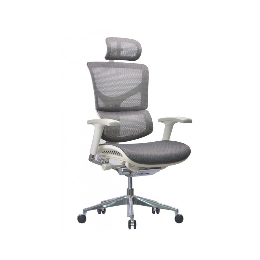 Ergonimiczny Fotel ERGOFLY SAIL Alum G T-06 White