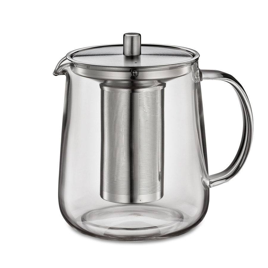 Dzbanek na herbatę z zaparzaczem 1 l Kuchenprofi przeźroczysty