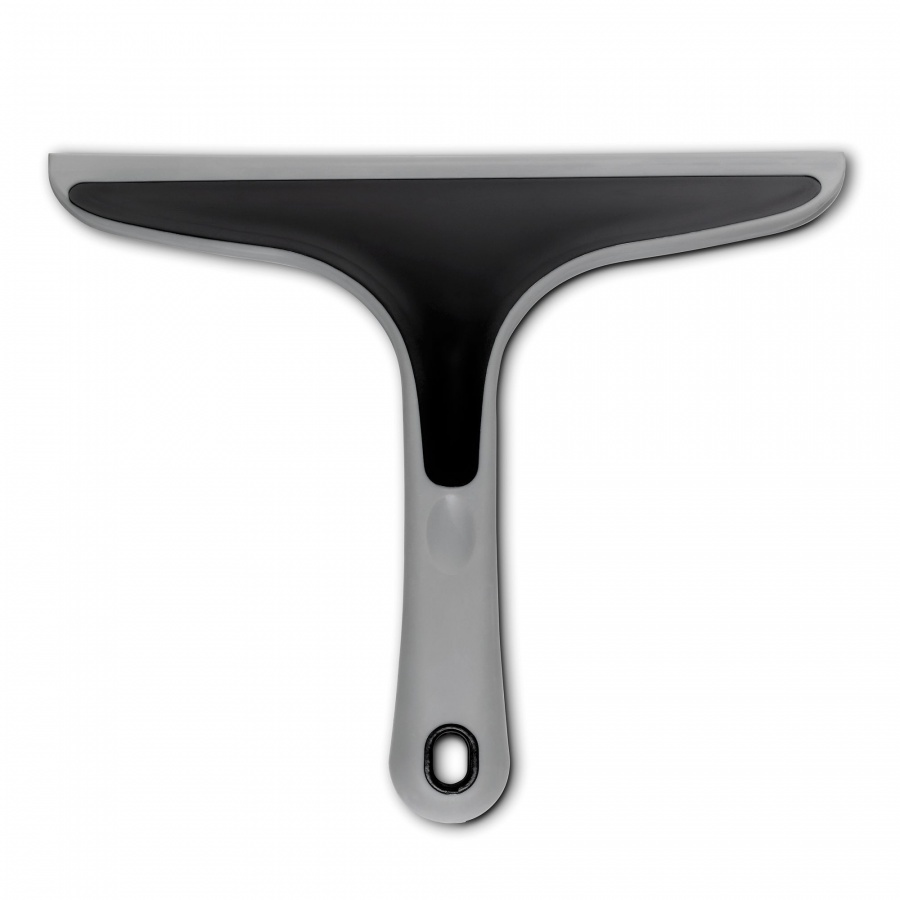 ściągaczka do szyb, 25 x 22 cm, szaro-czarna