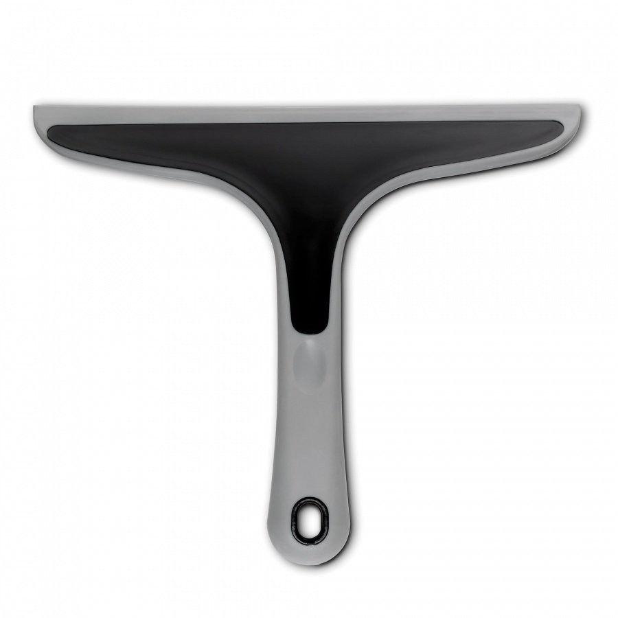 ściągaczka do szyb, 25 x 22 cm, szaro-czarna