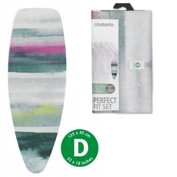 Zestaw PerfectFit pokrowiec na deskę do prasowania rozm. D Morning Breeze Brabantia