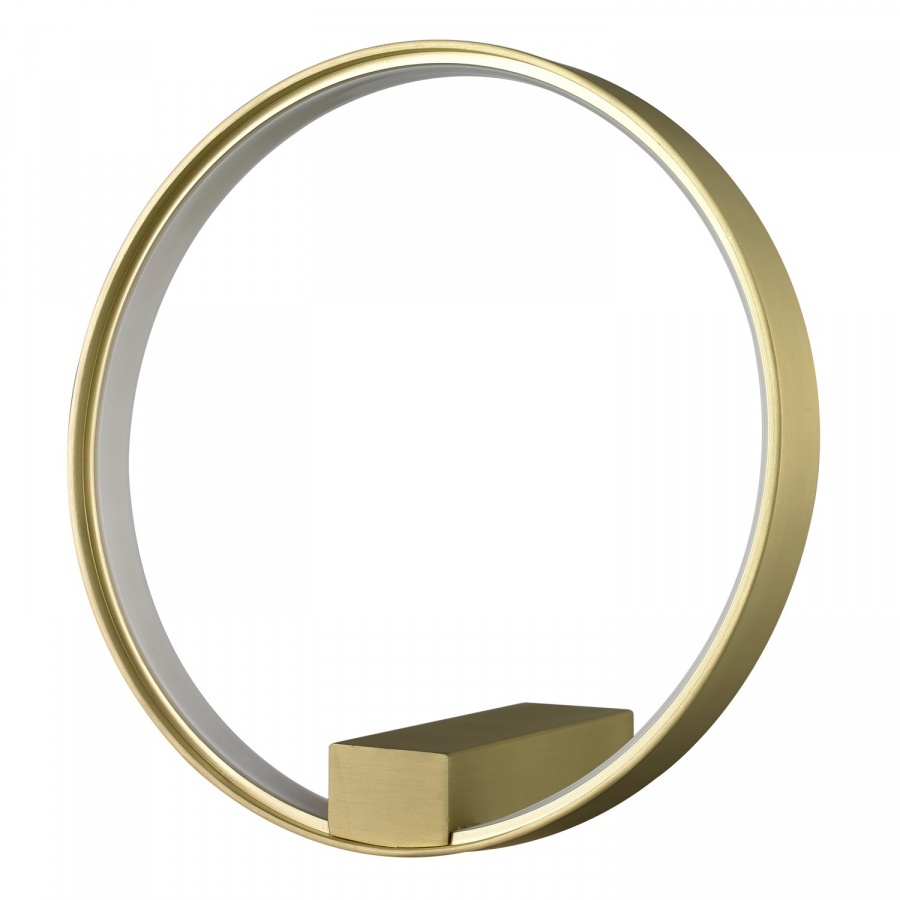 Lampa ścienna acirculo led złota 30 cm