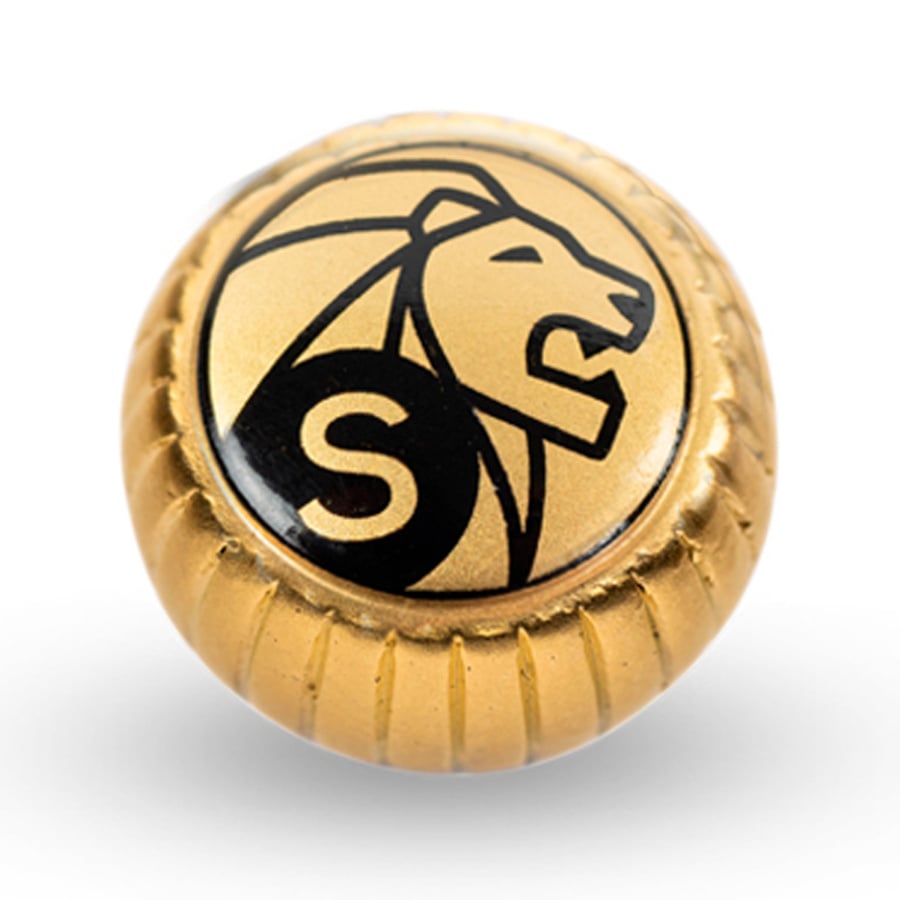 Nakrętka matowa złota do młynków - sól (s)