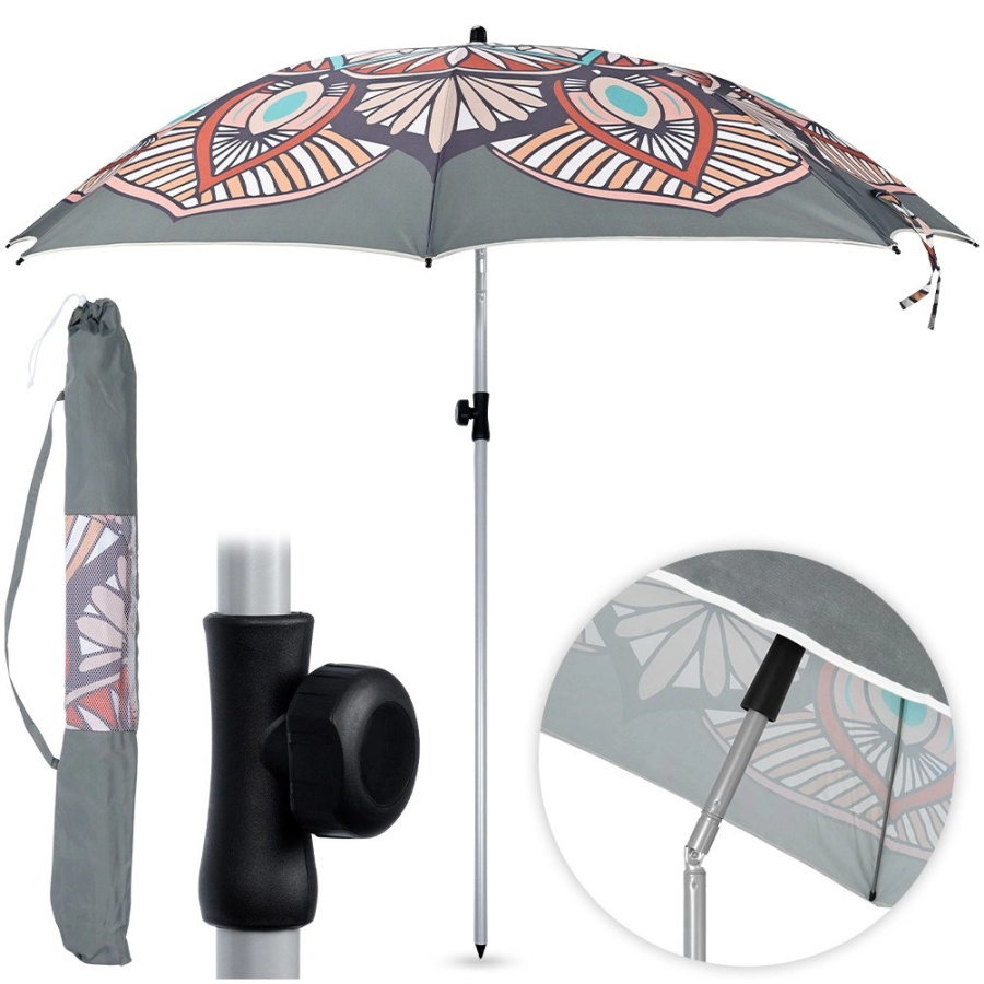 Parasol plażowy ogrodowy regulowany 180 cm