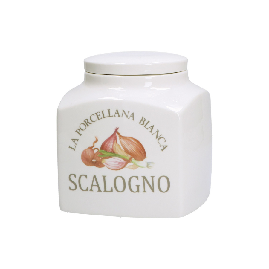 Pojemnik na szalotkę conserva - biały, 1.8 ltr