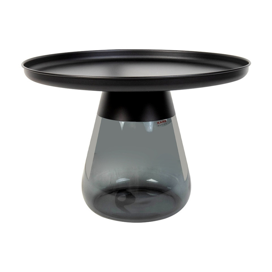 Kare stolik bottiglia smoke 60 czarny