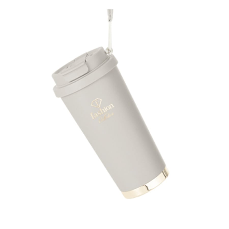 Kubek termiczny 0,5L Fashion TV FTV-0131 Matte Cream Gold Collection