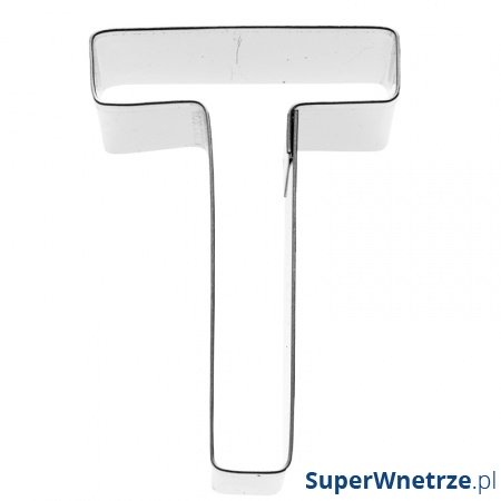 Foremka do wykrawania ciastek Litera T Birkmann Alfabet