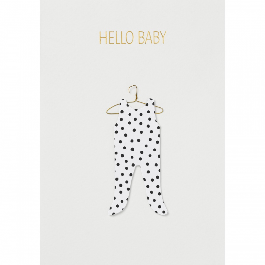 Kartka Hello Baby Cloth