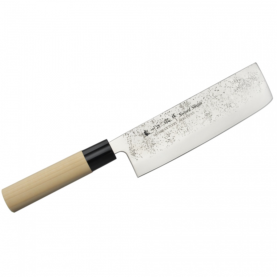 Nóż do ziół i warzyw 16cm Satake Nashiji Natural Nakiri