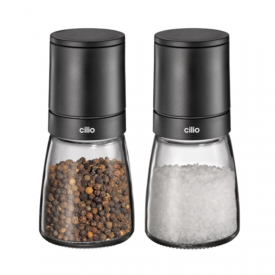 młynki do przypraw, 2 szt., śred. 6,5 x 13 cm