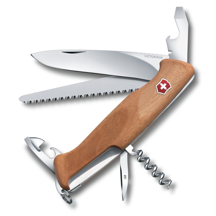 Victorinox - scyzoryk ranger 55 wood - drzewo orzechowe
