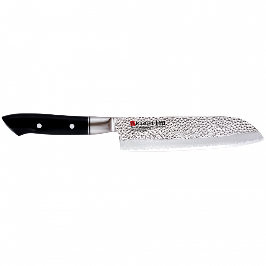Nóż Santoku kuty VG10 HM dł. 18 cm młotkowany