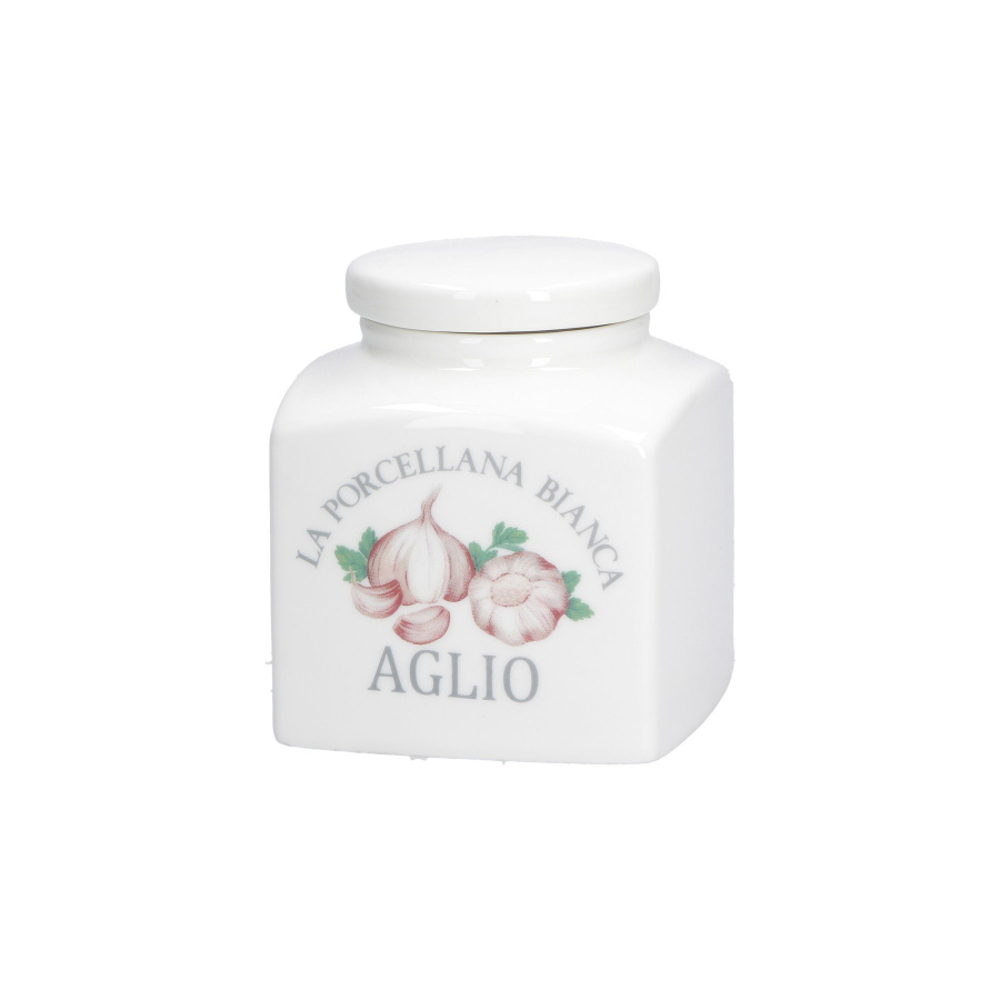 Pojemnik na czosnek conserva - biały, 500 ml