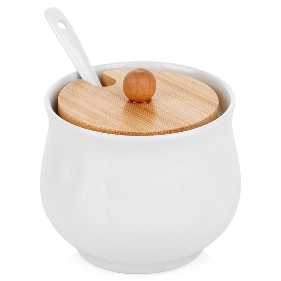 Cukierniczka ceramiczna biała