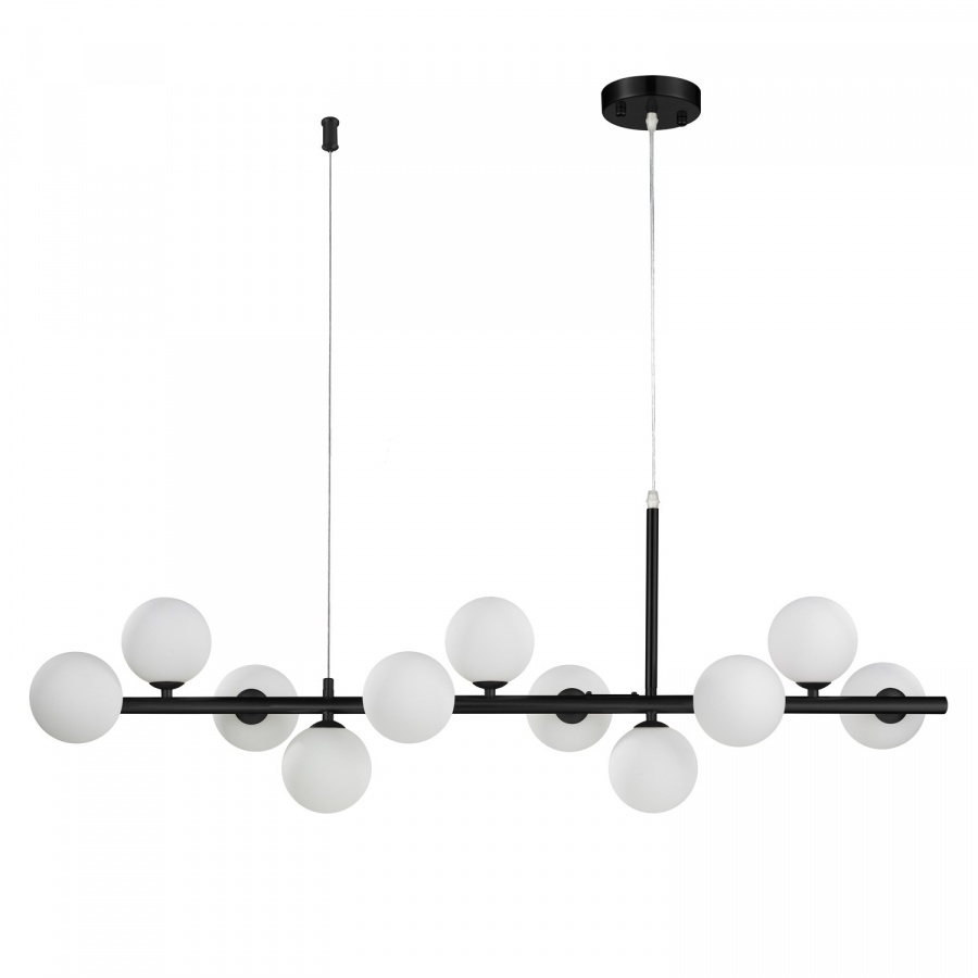 Lampa wisząca mini moon czarna 100 cm