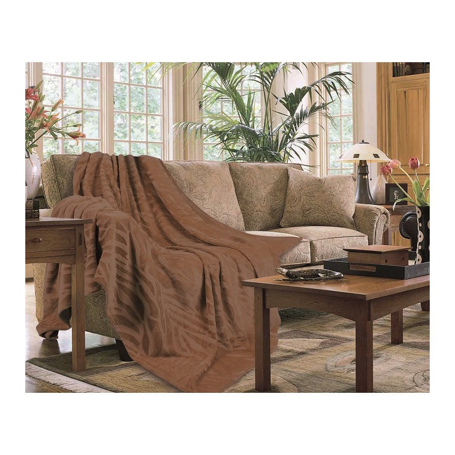 Koc SAWANNA z mikrofibry żakardowej roz. 150x200