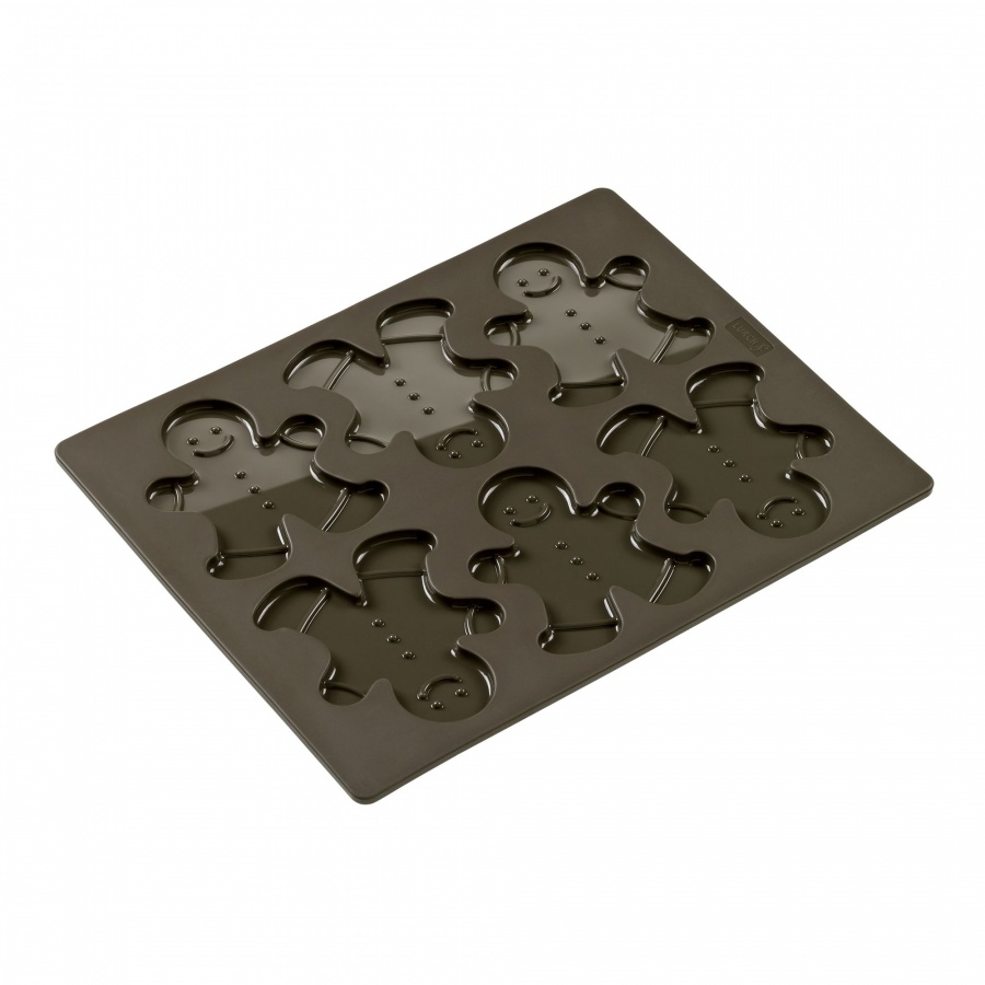 Flexiform forma na piernikowe ludziki 24x30 cm Lurch szara