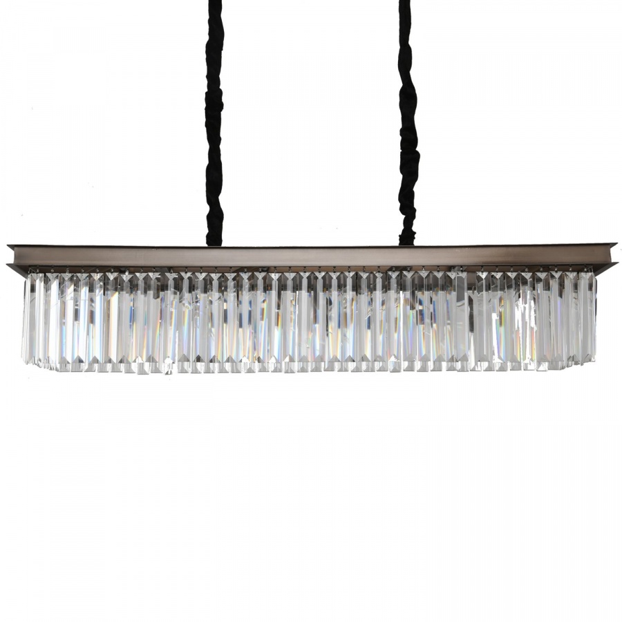 Lampa wisząca sparkle single antracyt szczotkowany 100 cm