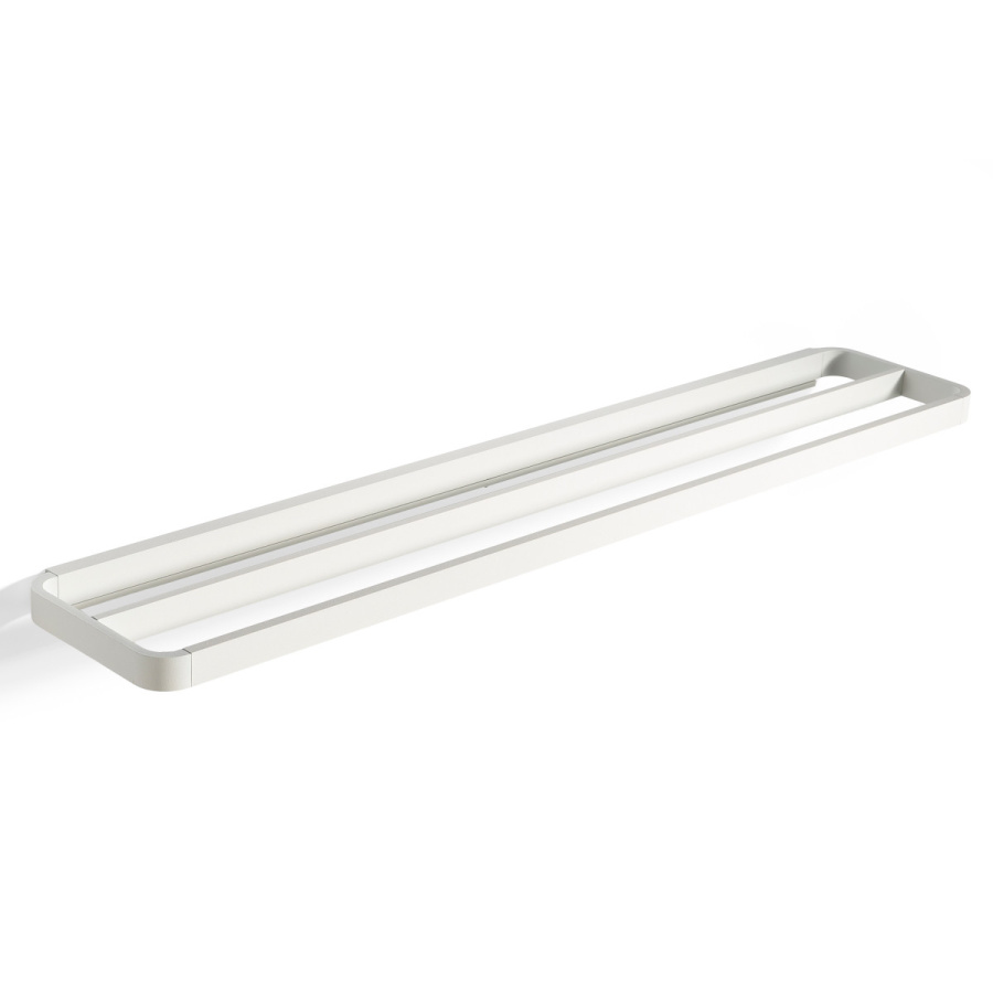 Reling na ręczniki podwójny 70 cm rim white 14474