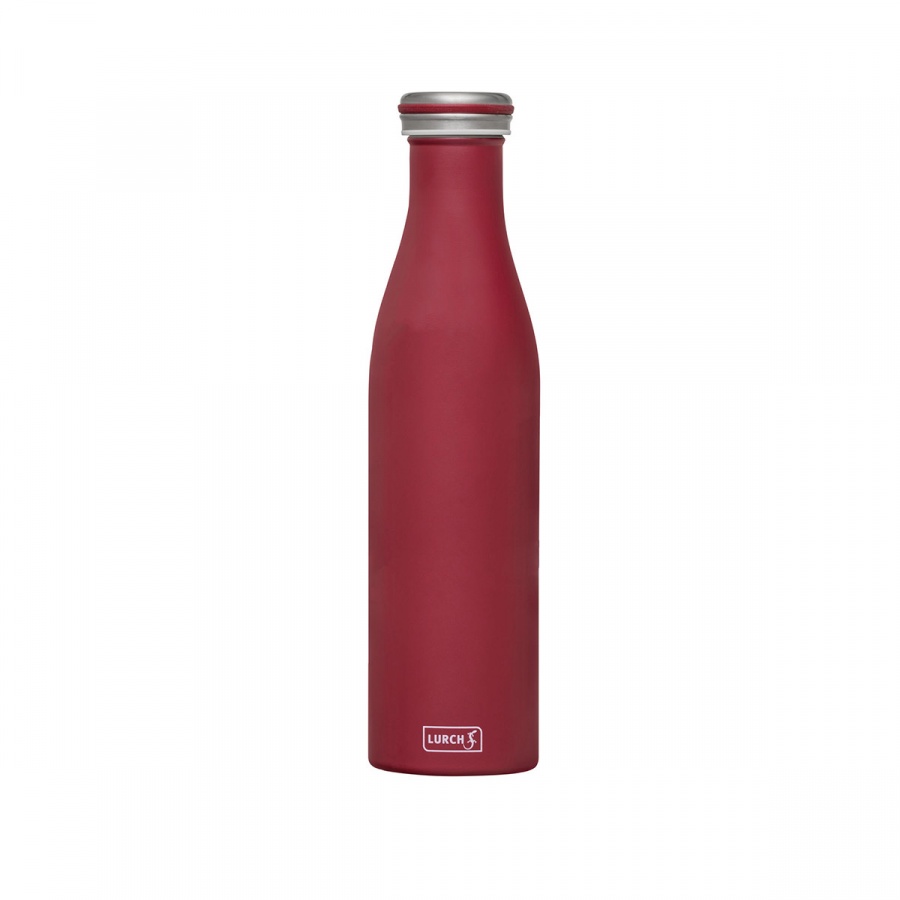 Butelka termiczna 750 ml stalowa, burgund matowy
