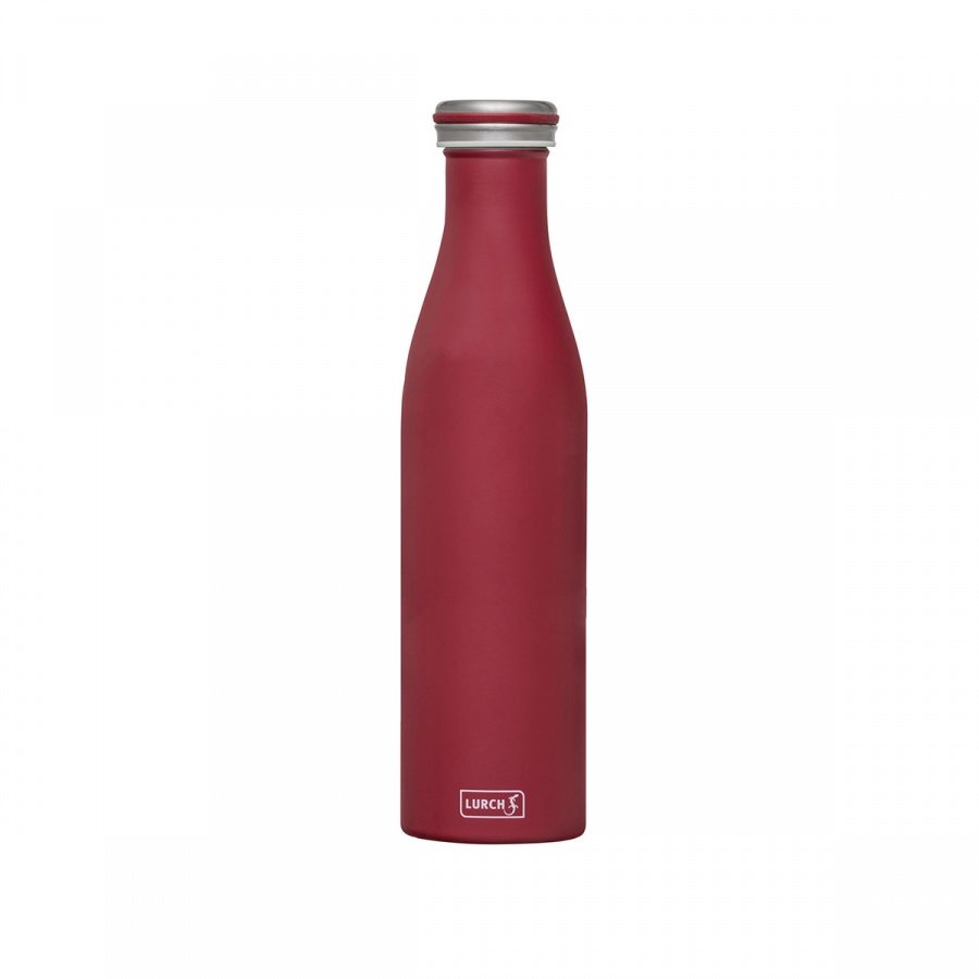 Butelka termiczna 750 ml stalowa, burgund matowy