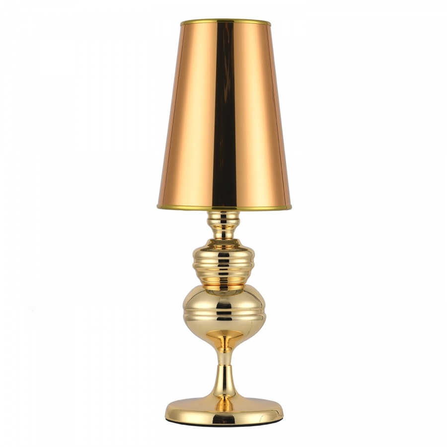 Lampa stołowa queen złota 25 cm