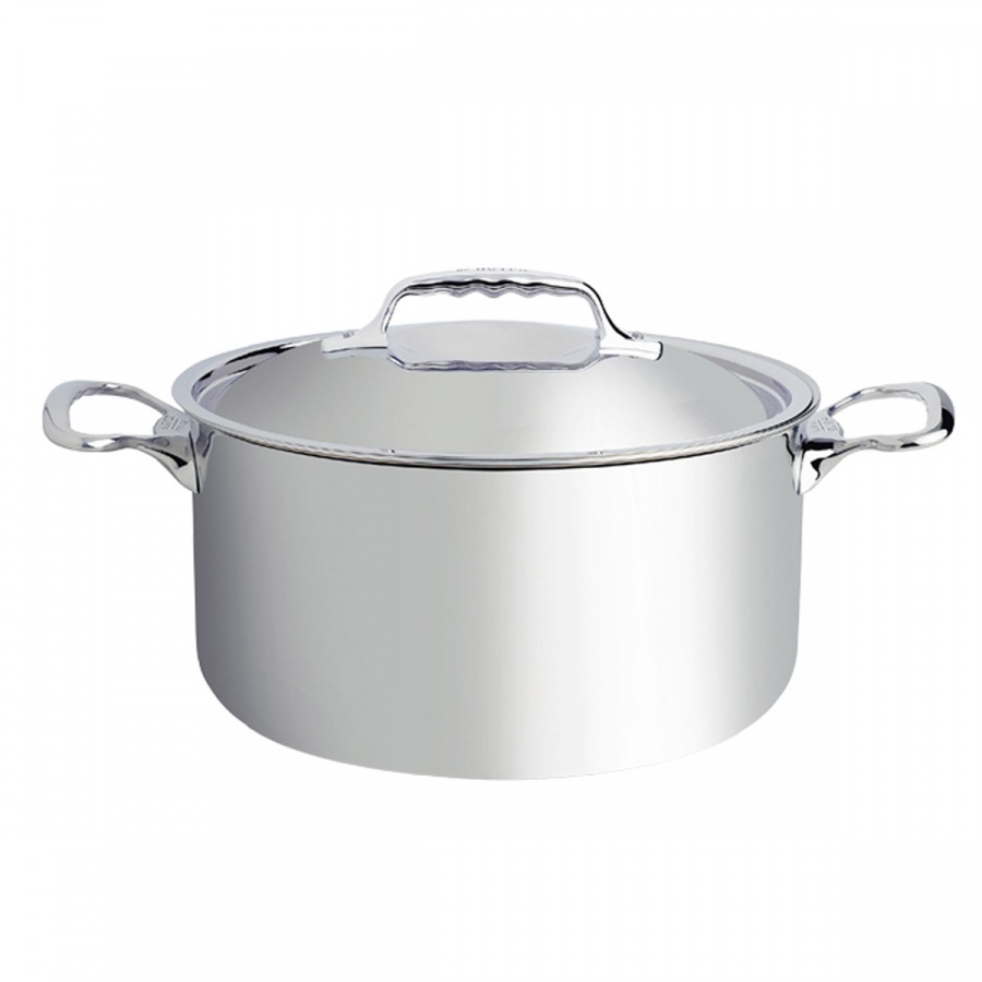 Garnek 10,4l z pokrywką de Buyer Affinity srebrny