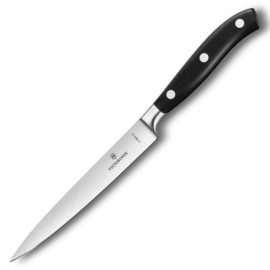 VICTORINOX - Grand Maitre - Nóż do porcjowania kuty - 15 cm - Czarny