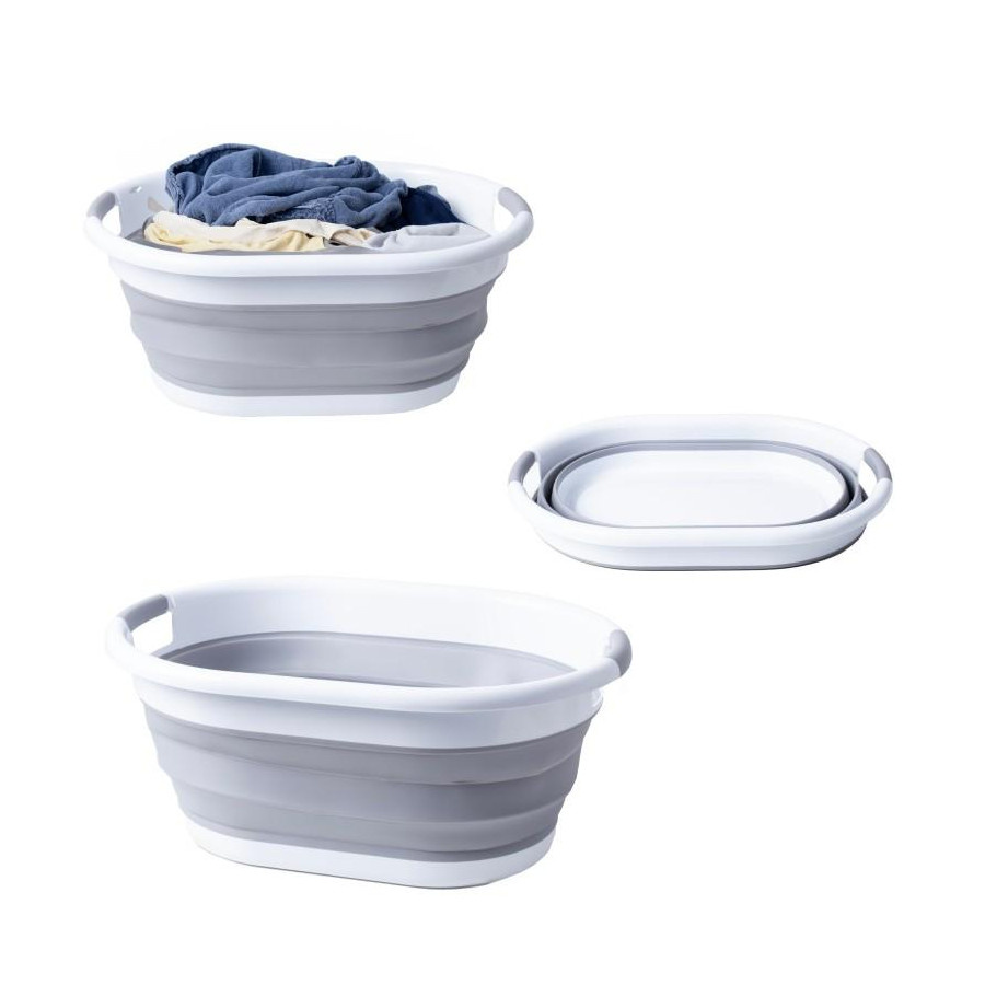 Kosz na pranie miska składana silikonowa 24l - yoka