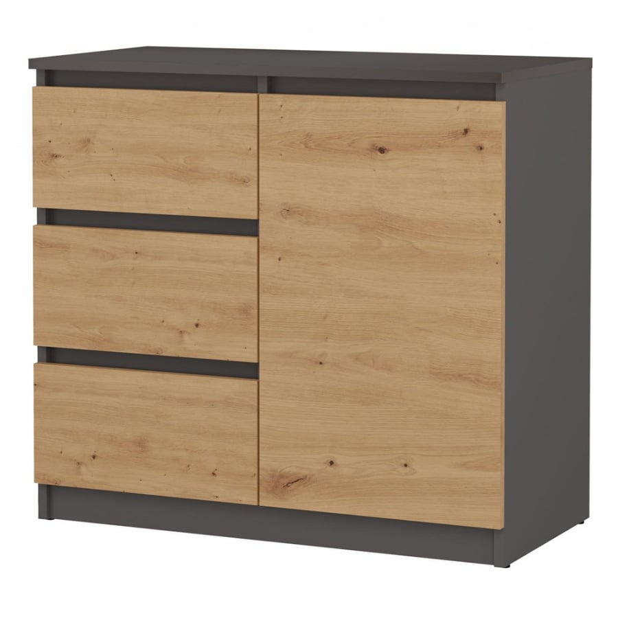 Komoda Malwa 1D3S ANTRACYT ARTISAN