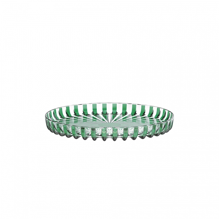Okrągła tacka, średnica 31 cm, szmaragdowa