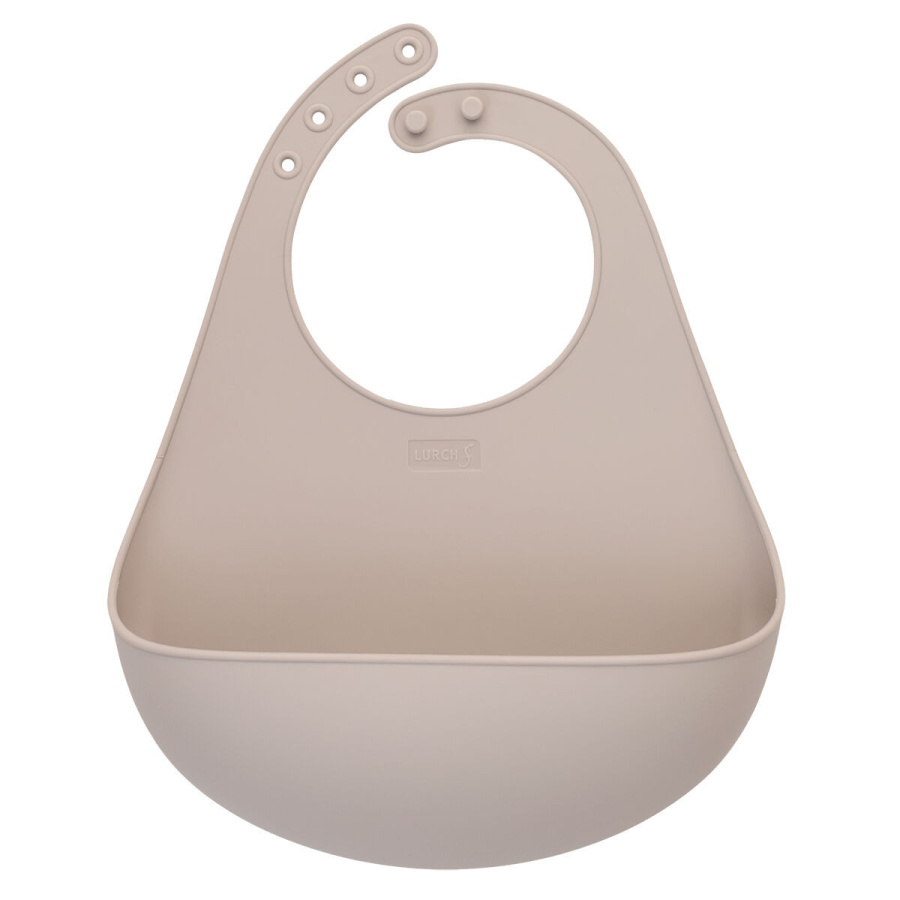 śliniak, silikon platynowy, 27 x 22 x 6 cm, szary