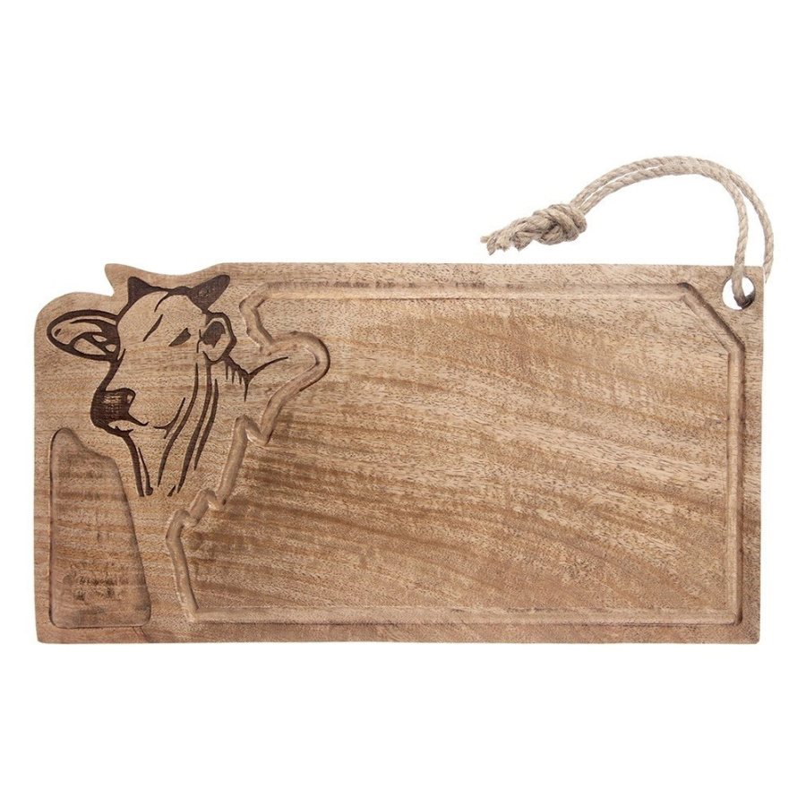 Deska do krojenia i serwowania drewniana mango 45x22 cm
