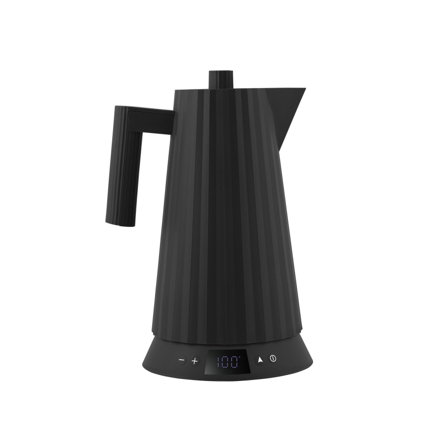 Czajnik elektryczny z regulacją temperatury, czarny