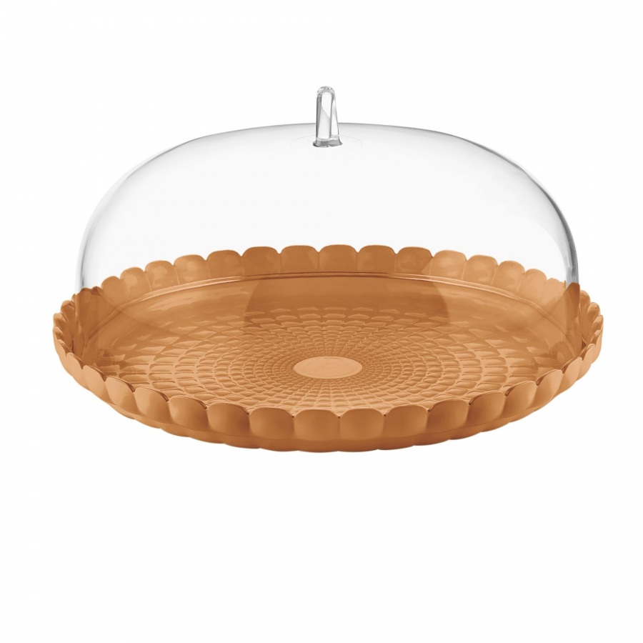 Patera na ciasto, średnica 36 cm, terracotta