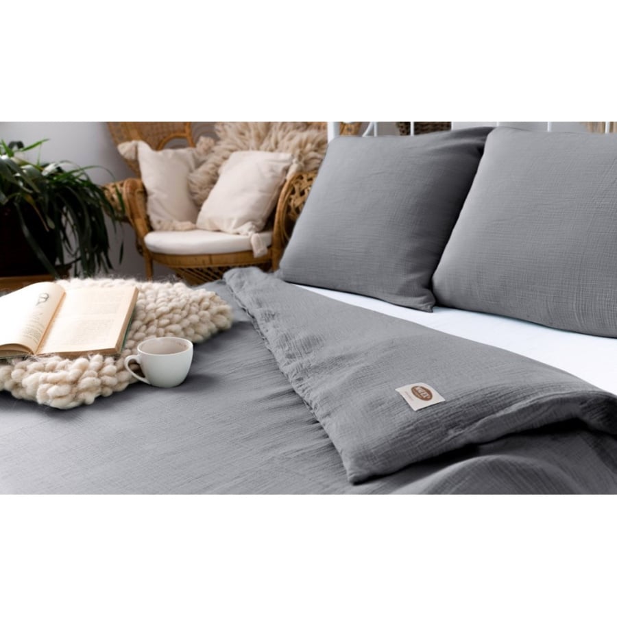 Pościel bawełniana MUŚLINOWA (160x200-1,70x80-2)