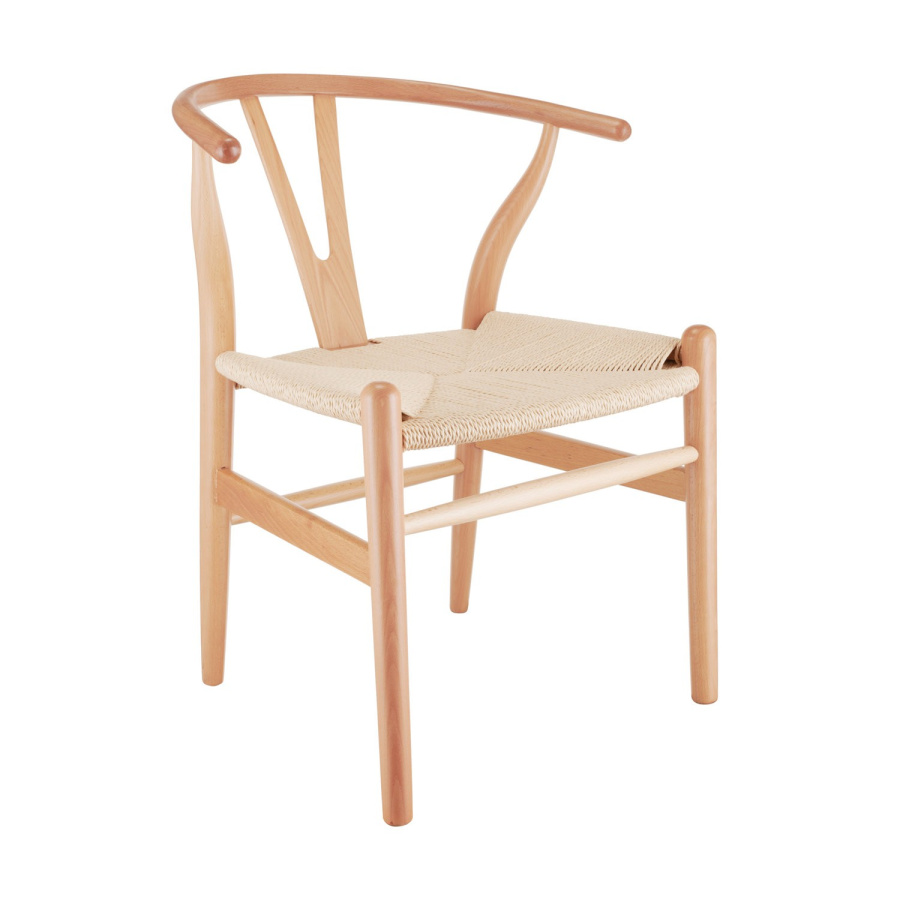 Krzesło bonbon naturalne rattanowo jesionowe