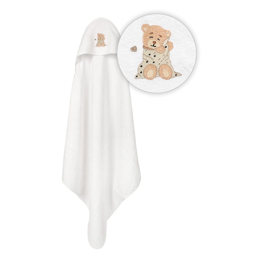 Kąpielowe okrycie niemowlęce MAXI, roz.100x100