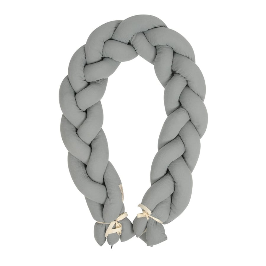 Ochraniacz do łóżeczka WARKOCZ MUSLIN .dł. 200