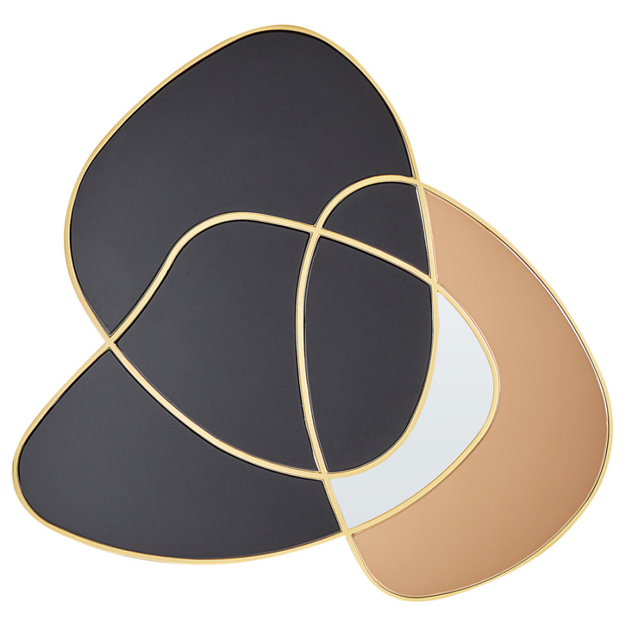 Lustro ścienne tailly czarny