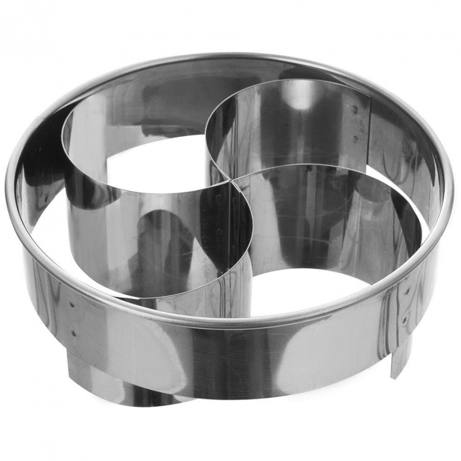 Stalowy wykrawacz do kajzerek, forma do bułki kajzerki, foremka, 10,5 cm