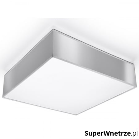 Plafon 35x35cm Sollux Lighting Horus szary