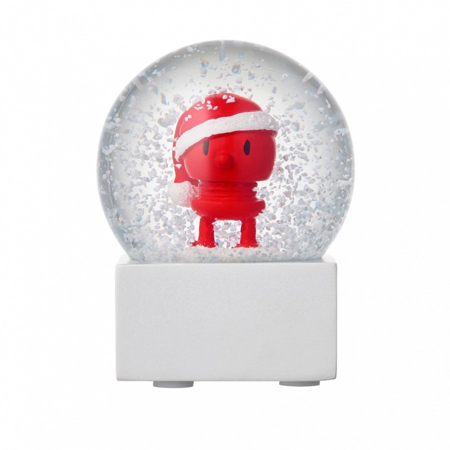 Figurka kula śnieżna hoptimist santa snow glob s czerwona 26381
