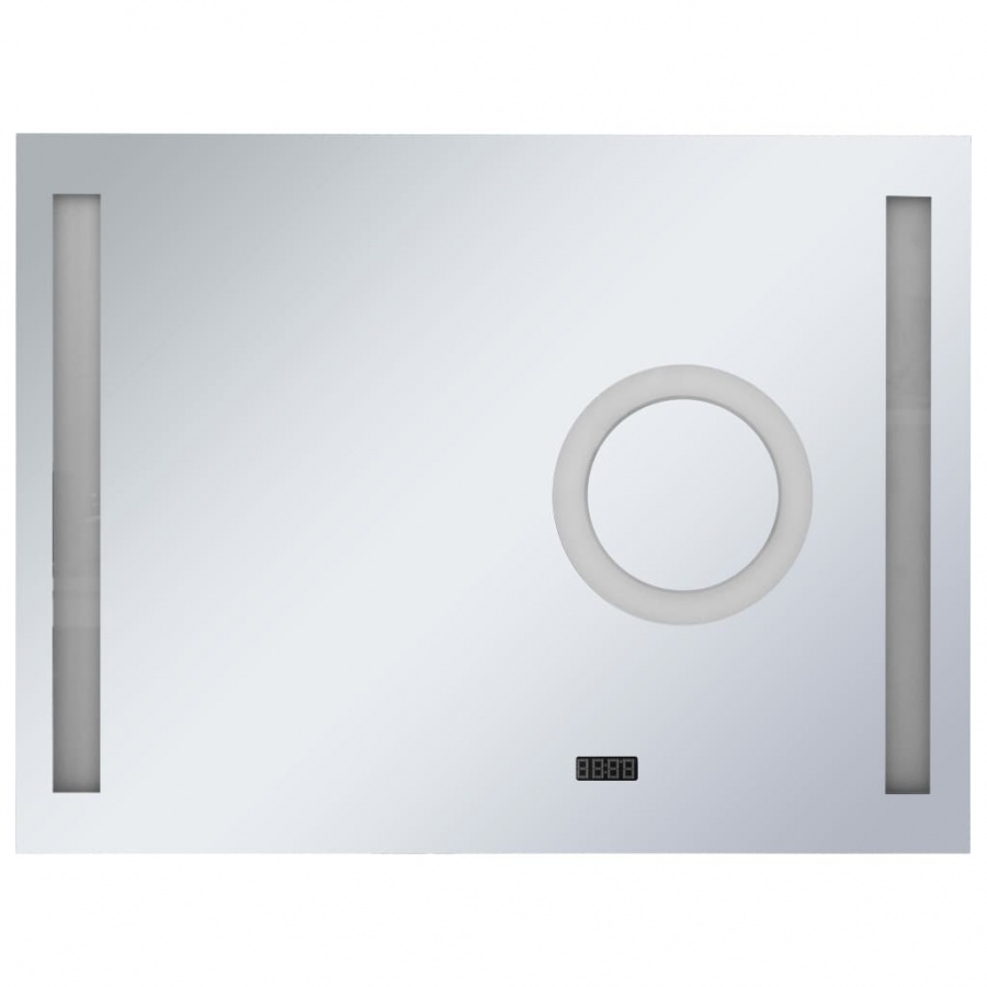 Lustro łazienkowe z LED i czujnikiem dotykowym, 80x60 cm