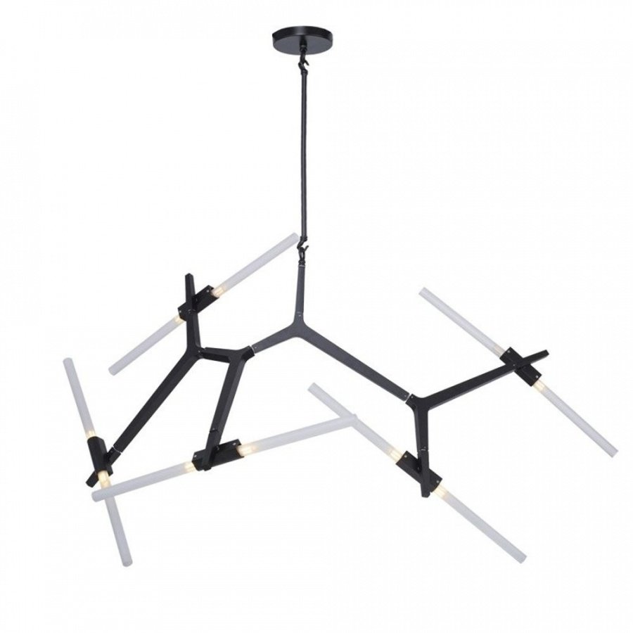 Lampa wisząca sticks-10 czarna
