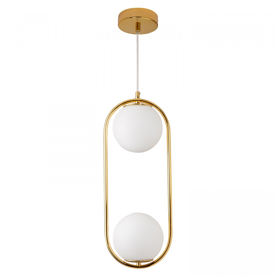 Lampa wisząca costa duo złota 50 cm