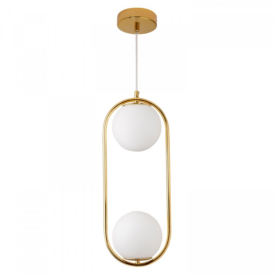 Lampa wisząca costa duo złota 50 cm