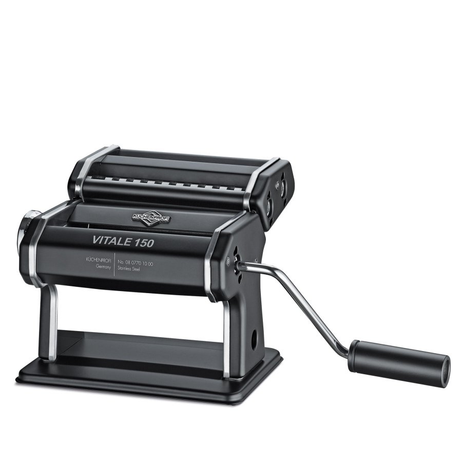 Maszynka do makaronu, 19 x 12,5 x 13 cm, czarna matowa