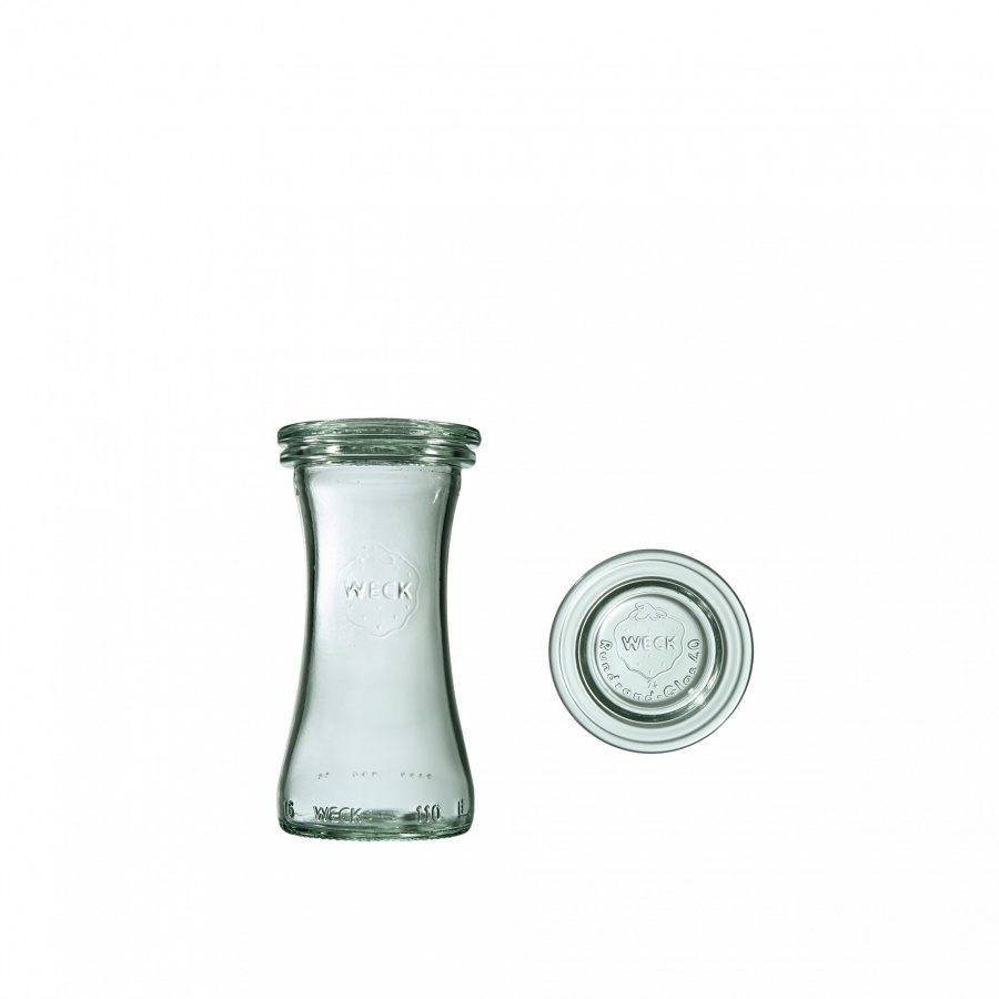 Słoik deli 100 ml z pokrywą - op. 6 szt